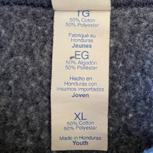 Hoodie - St. Joseph, MI, Deep Heather Blue, Youth XL - Picture 4 of 11